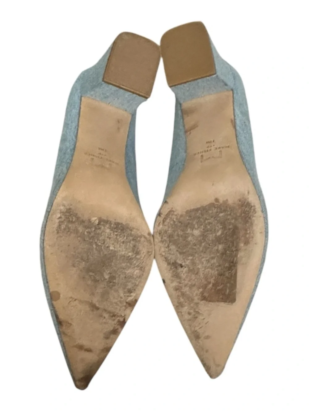 Marc Fisher Womens
Zala Pump Size 11 Light Blue Denim Pointed
Block Heel Shoe - Picture 8 of 8